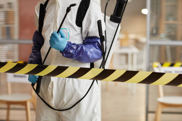 Professional Biohazard technician working in Glen Cove, NY